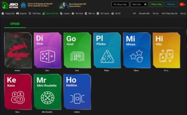 trò chơi tại nhà cái JBO